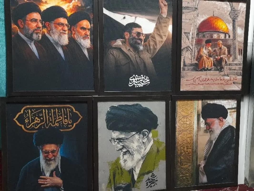 تابلو مخمل عکس امام شهید
